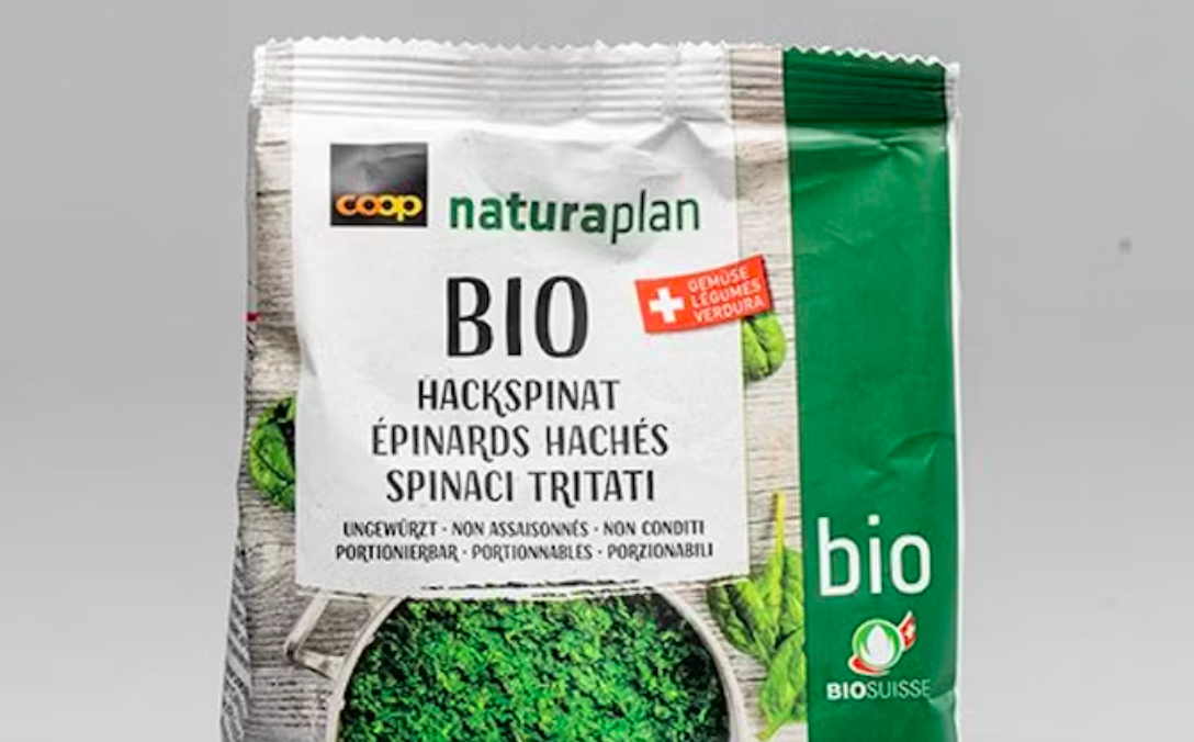 Nicht-deklarierte Allergene in Naturaplan-Bio-Spinat von Coop