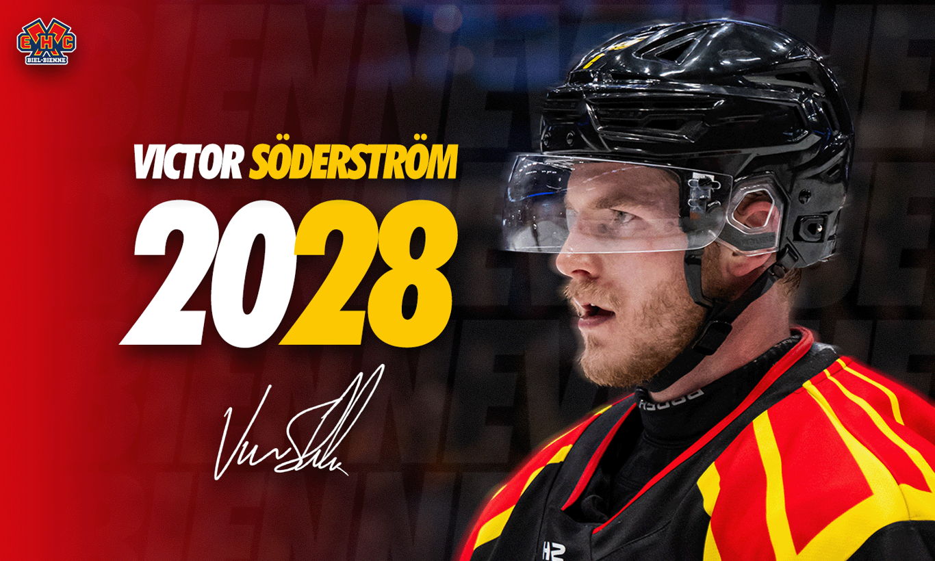 Victor Söderström unterschreibt beim EHC Biel