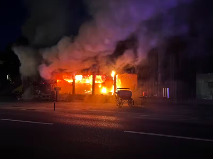 Brocki Studen in Brand