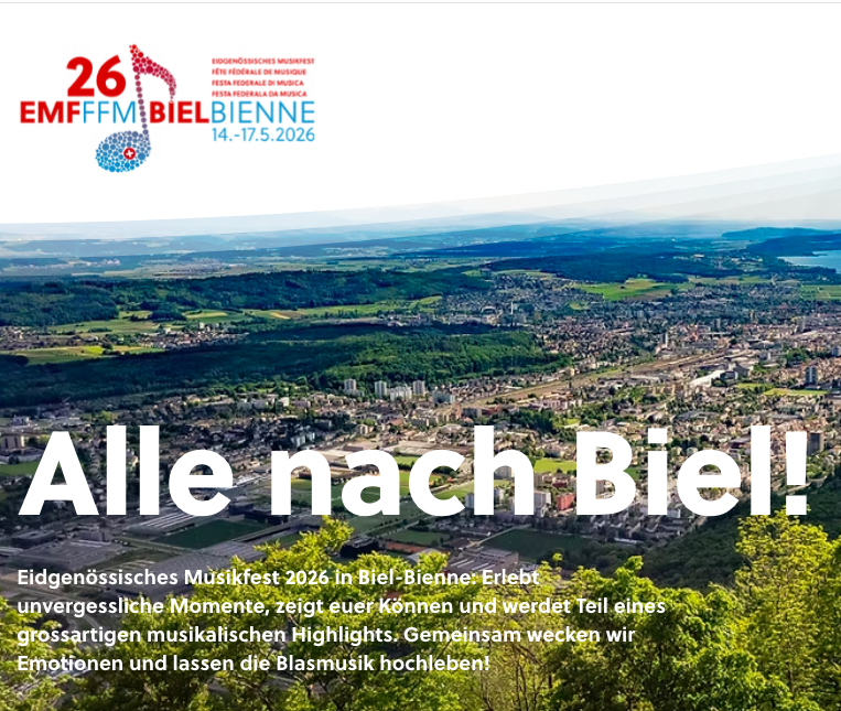 Biel: Verkehrseinschränkungen während des Eidgenössischen Musikfests